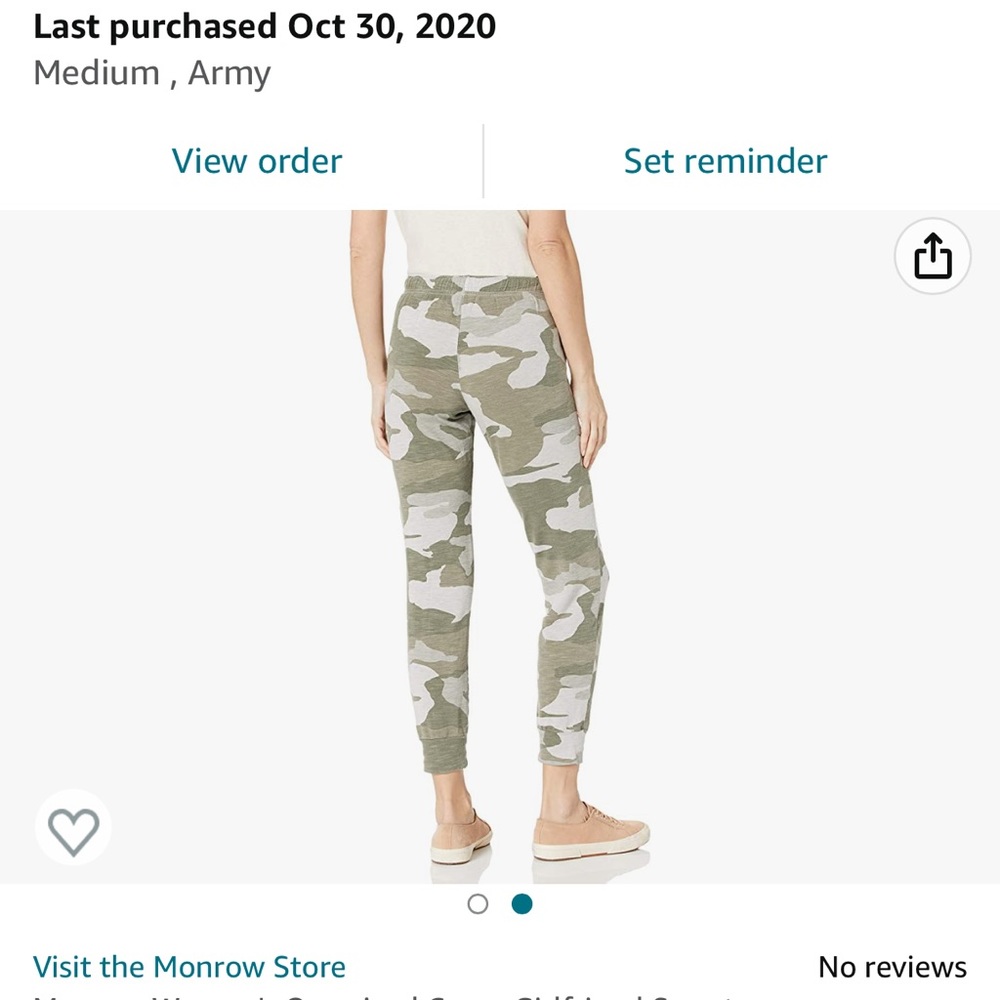 Monrow Vintage Camo Raglan and Sweatpants Set - Picture 9 of 9